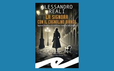 La signora con il cagnolino bianco