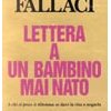 Lettera a un bambino mai nato