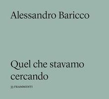 Quel che stavamo cercando. 33 frammenti