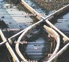 Quando il tram deraglia la parola schizza resti