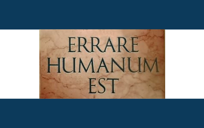 Errare humanum est: cosa significa e quando si usa?