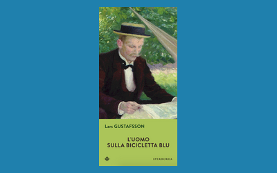 L'uomo sulla bicicletta blu