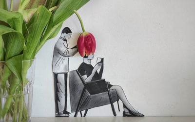 Lo street artist Oakoak omaggia la lettura