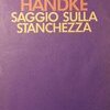 Saggio sulla stanchezza
