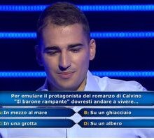 Chi vuol essere milionario, la domanda su Il Barone rampante: sapevate la risposta?