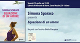 “Brindisi con l'autore”: Giulia Ciarapica dialoga con Simona Sparaco