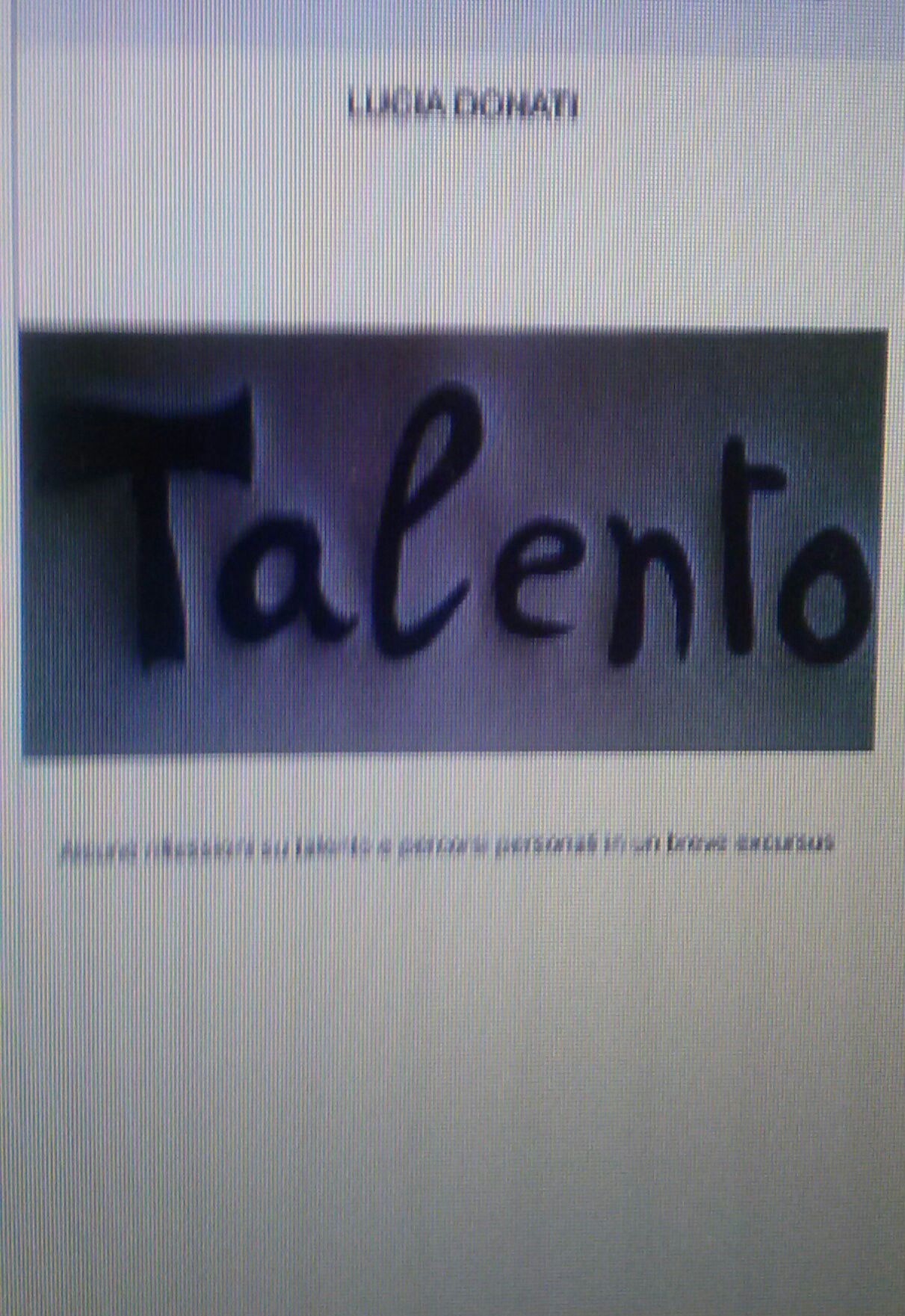 Ebook gratis: Lucia Donati propone l'e-book "Talento"
