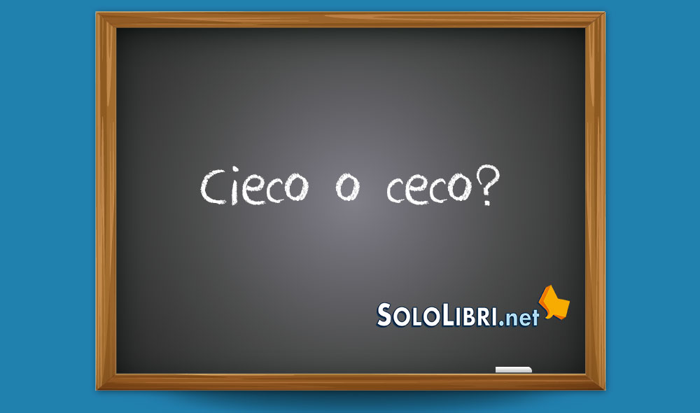 Cieco o ceco: come si scrive?