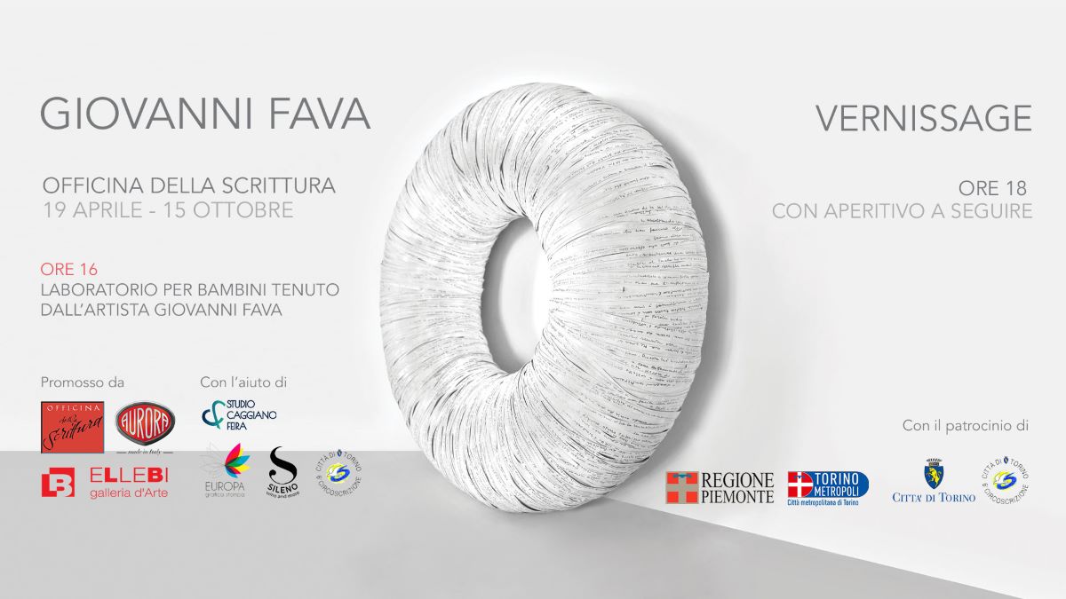 “Dare forma ai pensieri”: la mostra di Giovanni Fava dedicata alla scrittura