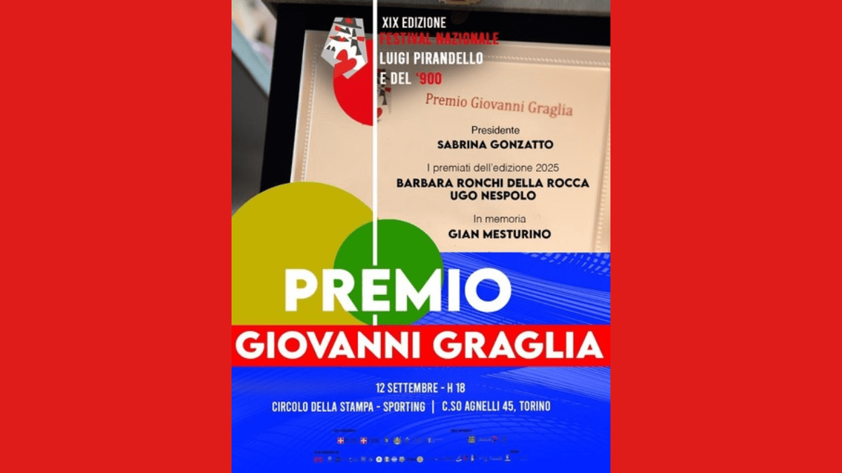 La ventesima edizione del Premio Giovanni Graglia: i premiati e la cerimonia finale