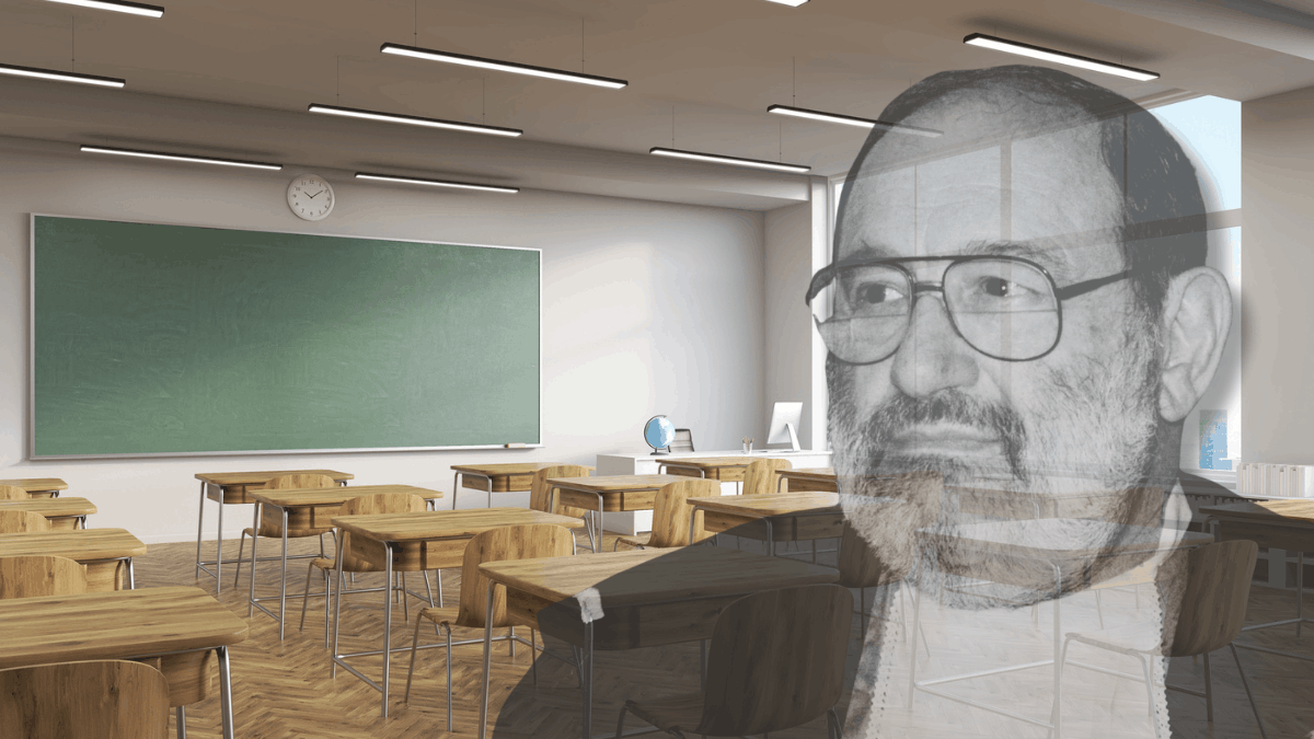 Umberto Eco nelle scuole: il ricordo di una prof di un istituto tecnico di Roma