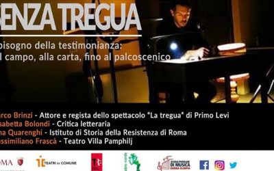 Senza tregua: l'incontro con l'attore Marco Brinzi sul romanzo di Primo Levi