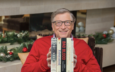 Ecco 5 libri consigliati da Bill Gates per le vacanze di Natale 2021