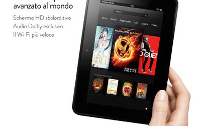 Nuovo Kindle Fire di Amazon da ottobre in Italia