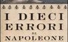 I dieci errori di Napoleone