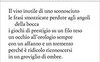 Paradossalmente e con affanno