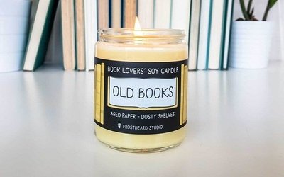 Candele letterarie: il profumo di libri in una candela