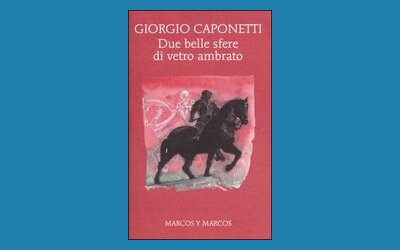 Due belle sfere di vetro ambrato