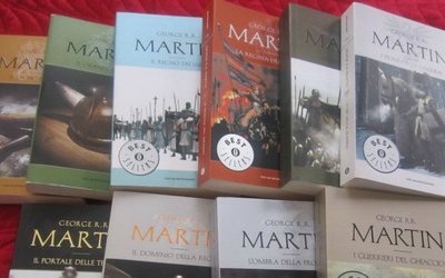 Il Trono di Spade: tutti i libri della saga delle Cronache del ghiaccio e del fuoco