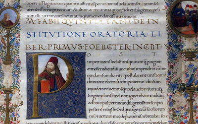 L'Institutio oratoria di Quintiliano: i principi educativi del precursore della pedagogia