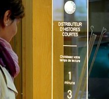 Francia: distributori automatici di racconti alla fermata del bus