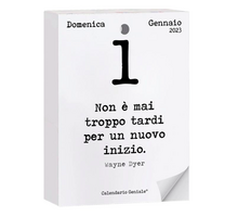 Il Calendario geniale letterario 2023: per un anno in compagnia degli scrittori