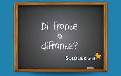 Di fronte o difronte: come si scrive?