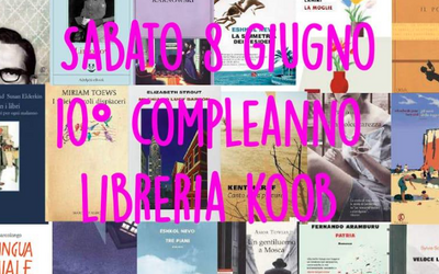 Dieci anni di attività per la libreria Koob di Roma